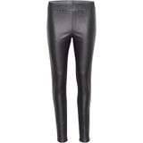 Kaffe - Ada Coated - Jeggings - Zwart - Stretchmateriaal