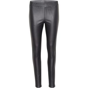 Kaffe - Ada Coated - Jeggings - Zwart - Stretchmateriaal