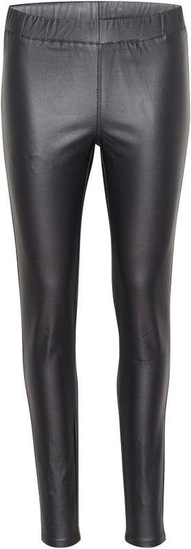 Kaffe - Ada Coated - Jeggings - Zwart - Stretchmateriaal