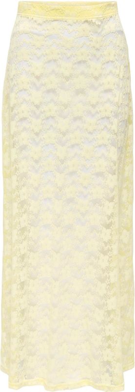 Onljen - Lange Rok - Kanten Detail - Brede Tailleband - Polyester