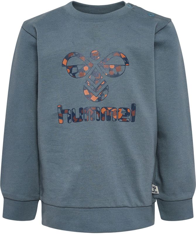 Hummel - Sweatshirt - Marine - Normale Pasvorm - Lange Mouw