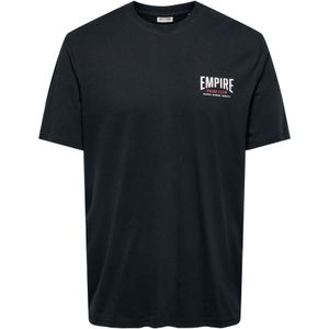 Only & Sons Shirt 'ONSFLOYD'  oranje / zwart / wit