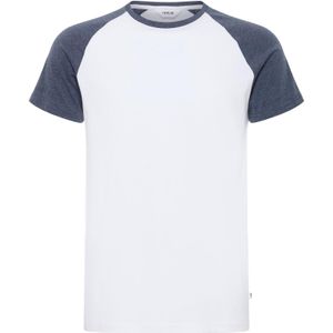 !Solid Shirt 'Bastian'  grijs / wit