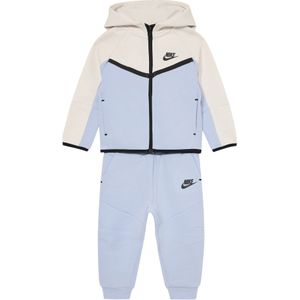 Nike Sportswear Joggingpak 'TECH FLEECE'  lichtblauw / zwart / wit