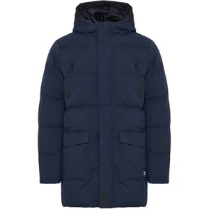 !Solid Winterjas  donkerblauw