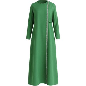 fashionshowcase Jurk 'Leila-Ferace'  groen