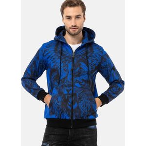 CIPO & BAXX Sweatvest  blauw / zwart