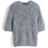 Gebreide pullover met 1/2-mouwen, model 'TOONI'