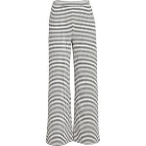 minus Broek 'Maki'  zwart / wit