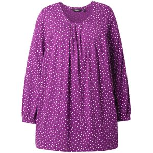 Ulla Popken Shirt  lichtlila / wit