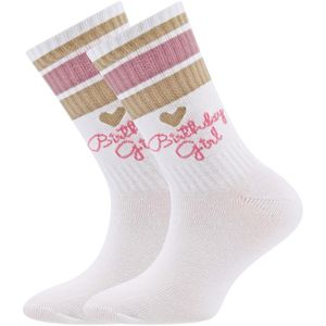 EWERS - Sokken 'Birthday Girl' - Goud - Huissokken