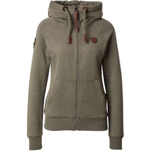 naketano Sweatvest  olijfgroen