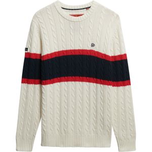 Superdry - Stripe Cable - Gebreide Trui