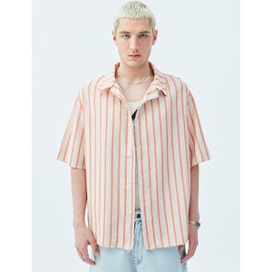 VAMOS CLO Overhemd  oranje / oudroze