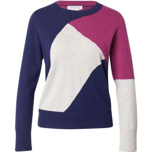WHITE STUFF Trui 'KATIE'  indigo / roze gemêleerd / wit gemêleerd