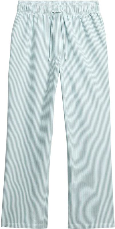 Superdry - Gestreepte Katoenen Elastische Broek - Dames