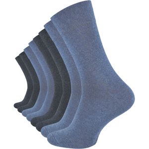 Cotton Prime Sokken 'COMFORT'  blauw / donkergrijs
