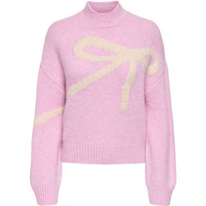 JDY Trui 'JDYKILIAN'  geel / oudroze