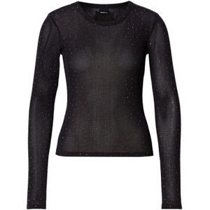 Gina Tricot Shirt  zwart / zilver