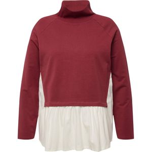 Ulla Popken Shirt  rood / wit