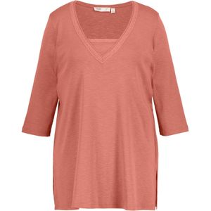 Ulla Popken Shirt  zalm roze
