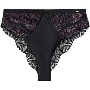 Lipsy Slip  pruim / zwart