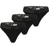 Carchloe - Driehoek String - 3-pack - Kanten Detail - Elastische Taille