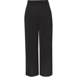 Vivance - Comfortbroek - Zwart - Zomerbroek - Met Elastische Tailleband