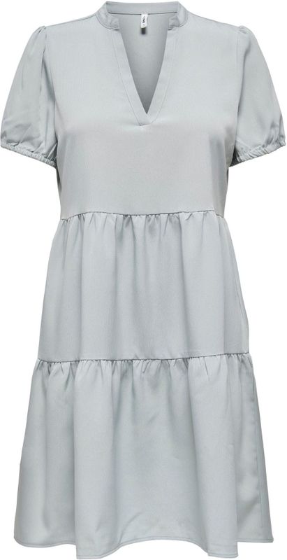 Onlnova - Korte Jurk - V-Hals - Korte Mouwen - Regular Fit