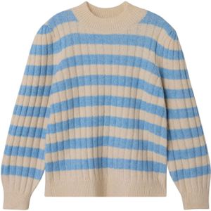 Gebreide Top - Lange Mouwen - Ronde Hals - Regular Fit