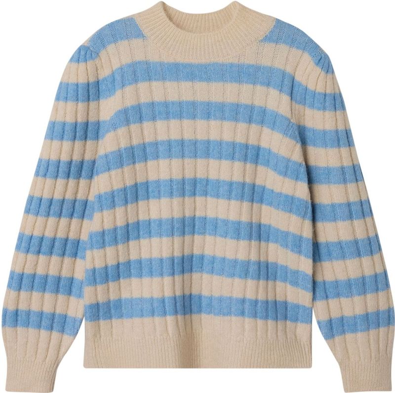 Gebreide Top - Lange Mouwen - Ronde Hals - Regular Fit