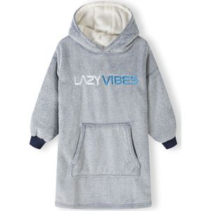 MINOTI Sweatshirt  blauw / lichtgrijs / wit