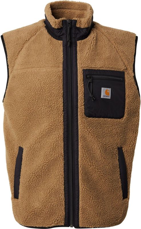 Carhartt WIP Bodywarmer 'Prentis'  lichtbruin / zwart