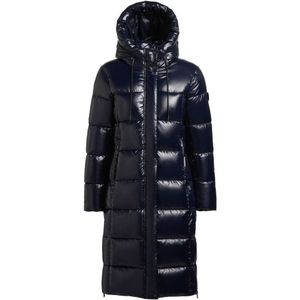 khujo Wintermantel 'Willa'  donkerblauw