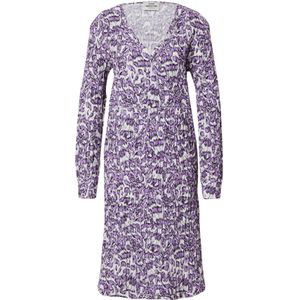 MADS NORGAARD COPENHAGEN Jurk 'Chakra'  lila / zwart / wit