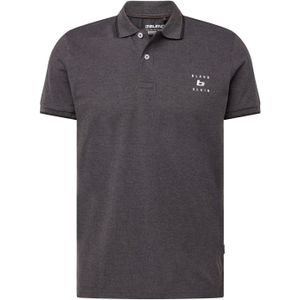 BLEND Shirt  donkergrijs / wit