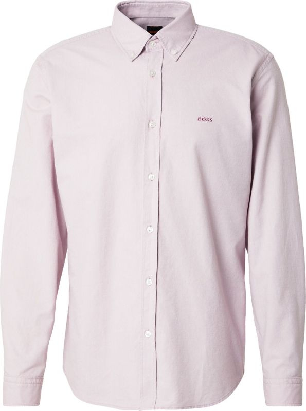 Regular fit vrijetijdsoverhemd met labelstitching, model 'Rickert'