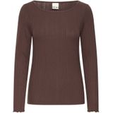 ICHI Shirt 'IHCELLA'  donkerbruin