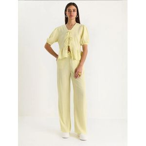 Bianco Lucci Broekpak  citroengeel