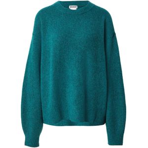 WEEKDAY Trui 'Funda'  donkergroen