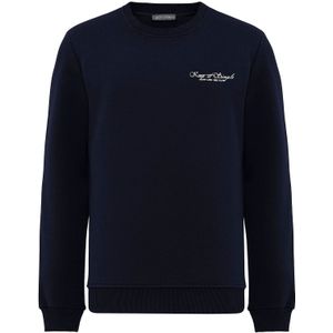 Jacey Quinn Sweatshirt  nachtblauw / wit