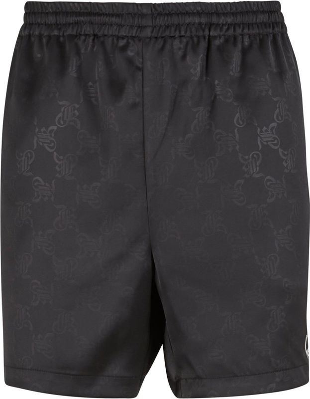 Relaxed fit korte broek met all-over logoprint, model 'Signature'