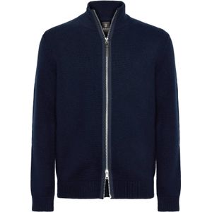 Boggi Milano - Cashmere Jumper - Blauw - Heren - Volledige Rits