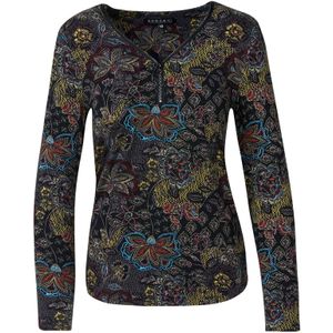 KOROSHI Shirt  blauw / groen / oranje / zwart