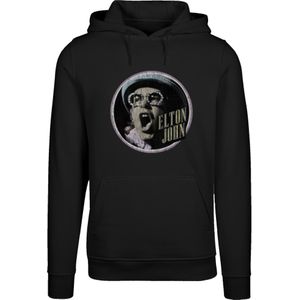 F4NT4STIC Sweatshirt 'Elton John Vintage Circle'  zwart
