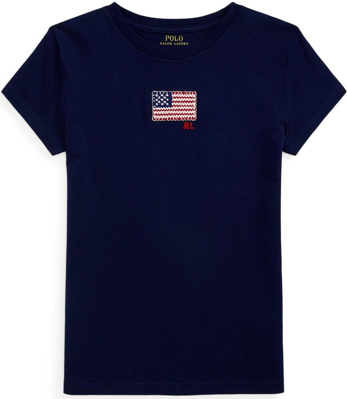 Polo Ralph Lauren - Shirt - Navy/Rood/Wit - T-shirt
