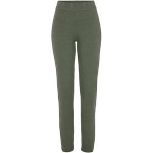 Lascana - Tricotbroek - Loungebroek - Groen - Zacht Breiwerk