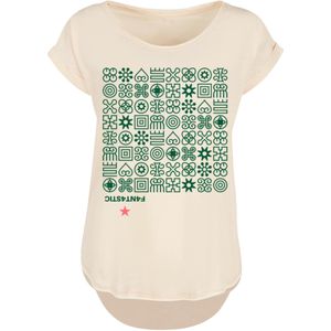 F4NT4STIC Shirt  sand / donkergroen
