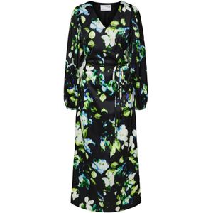 SELECTED Jurk 'Solaia'  blauw / groen / zwart
