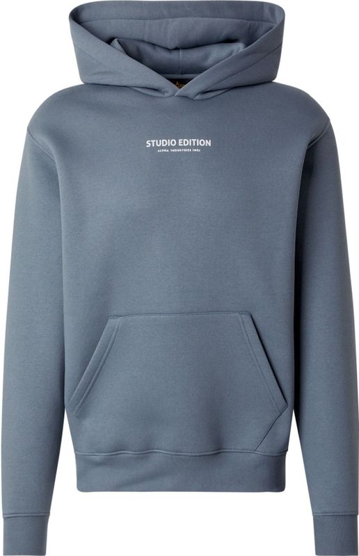 Alpha Industries - Studio Edition - Sweatshirt met Hoodie - Bedrukte Achterkant